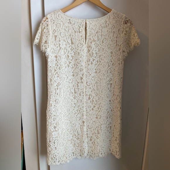 Zara Woman Lace Shift Mini Dress - Picture 2 of 4